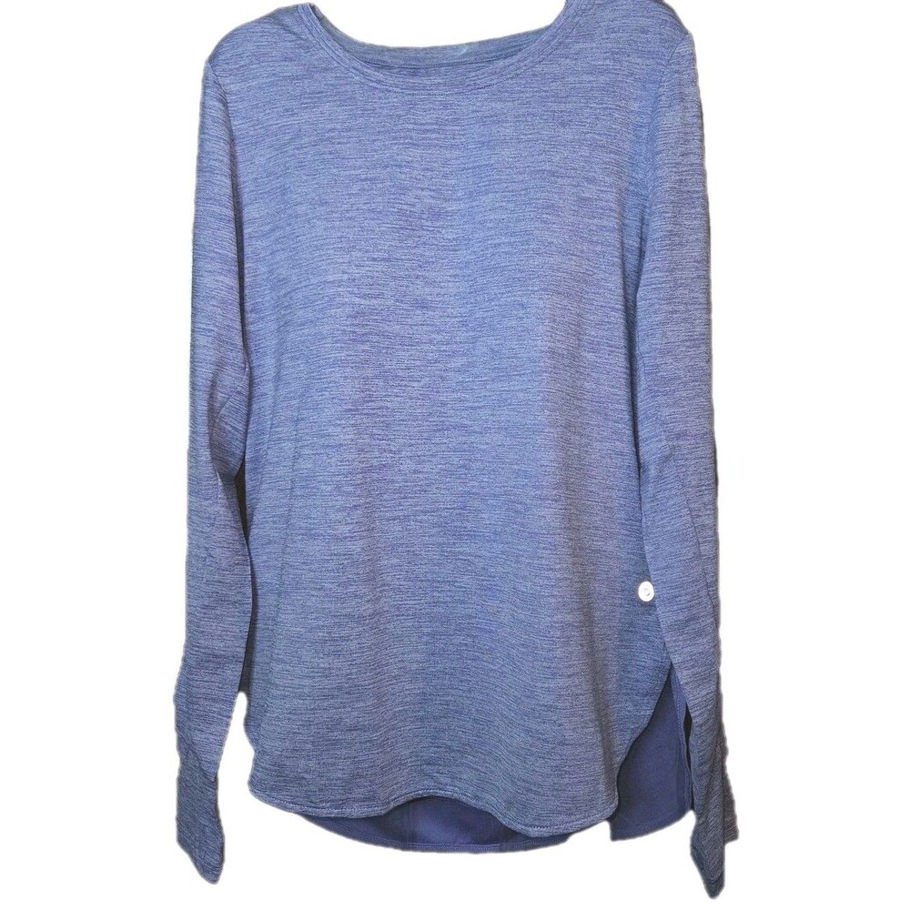 Baleaf Purple Small LS Workout Top Running Athletic Shirts Quick Dry UPF 50 - Picture 2 of 9